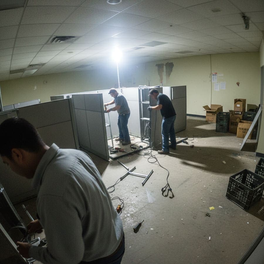Touch-up phase pre-occupancy at condo unit with fingerprint removal