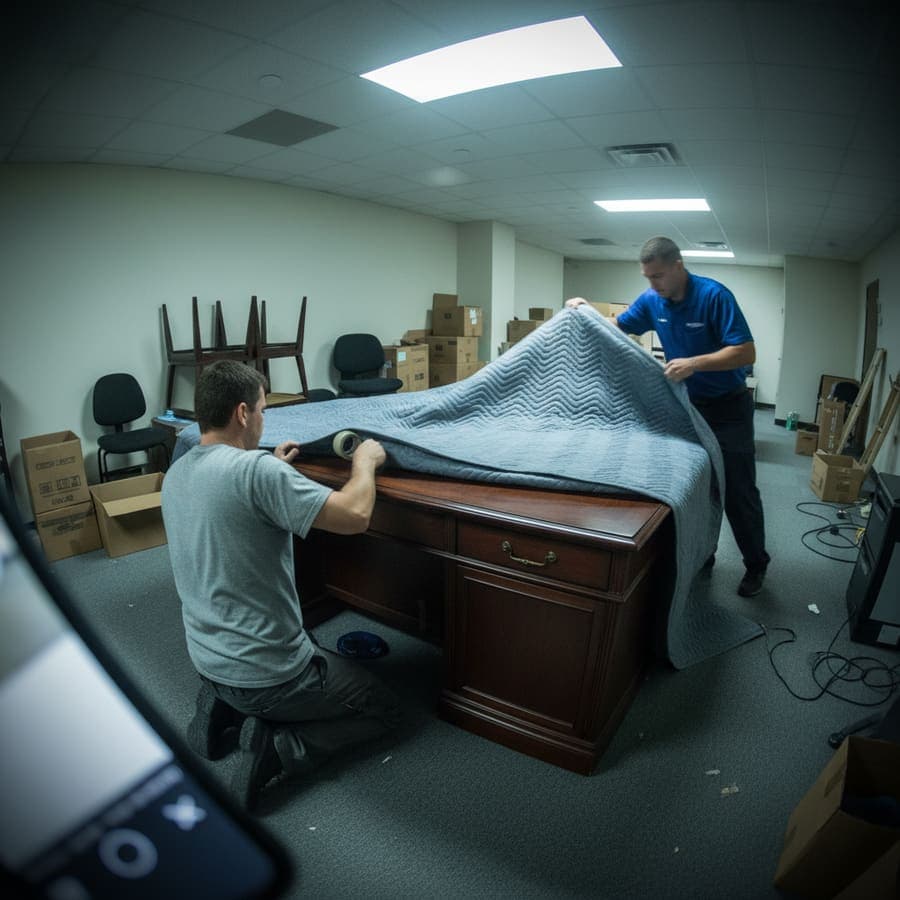 Photo-documented handover to project manager at owner walk-through